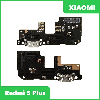 Шлейф, FLC для Xiaomi Redmi 5 Plus с разъемом зарядки