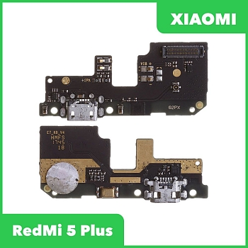 Системный разъем (разъем зарядки) для Xiaomi RedMi 5 Plus (оригинал)