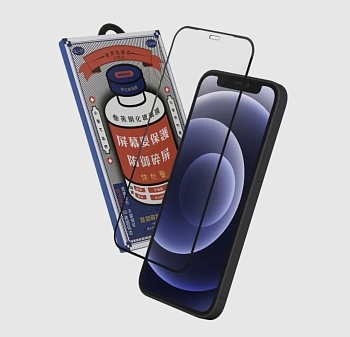 Защитное стекло REMAX GL-27 для телефона iPhone 14 Pro 6.1 "Medicine Glass, Черная рамка